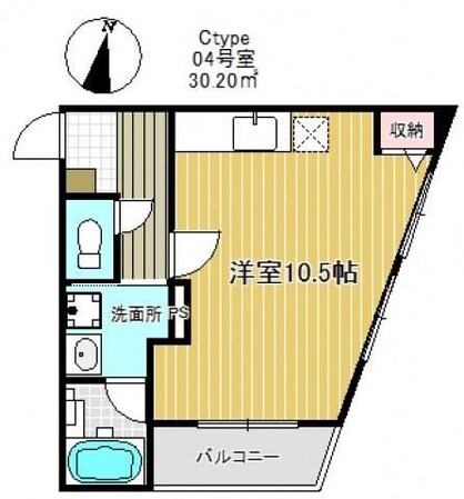 グランファースト大宮の物件間取画像